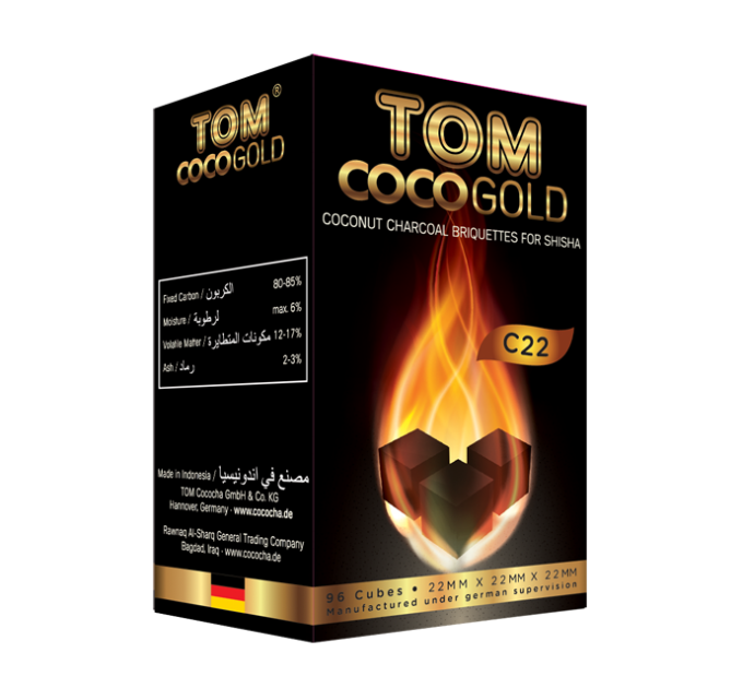 Кокосовый уголь Tom Сococha c22