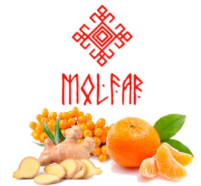 Табак Molfar Spirit Line Легенды Осени (Облепиховый чай, Имбирь, Юдзу) 40 грамм