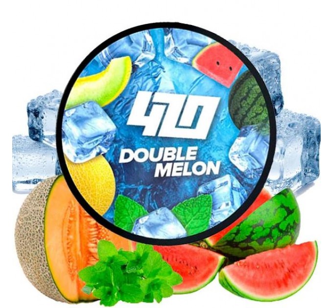 Табак 4:20 Frost Double Melon (Арбуз Дыня Лед Мята) 100 грамм