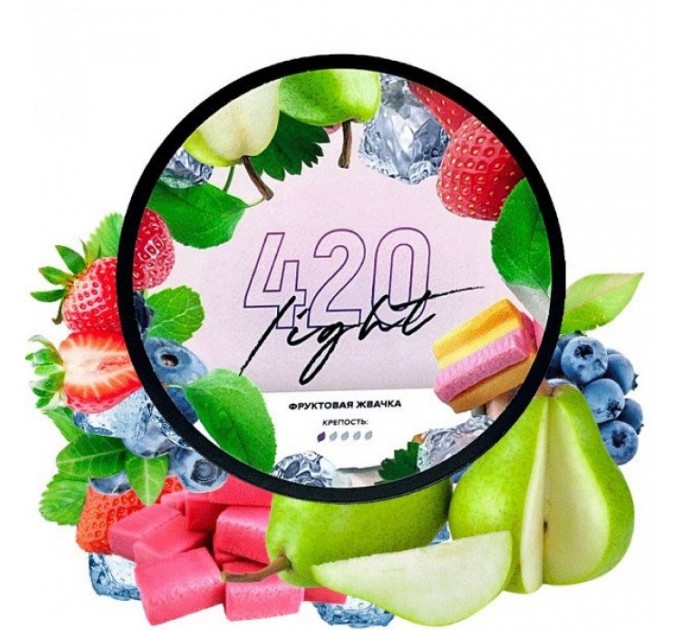 Тютюн 4:20 Light Фруктова Жуйка 250 грам