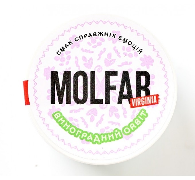 Табак Molfar Virginia Виноградный орбит 40 грамм