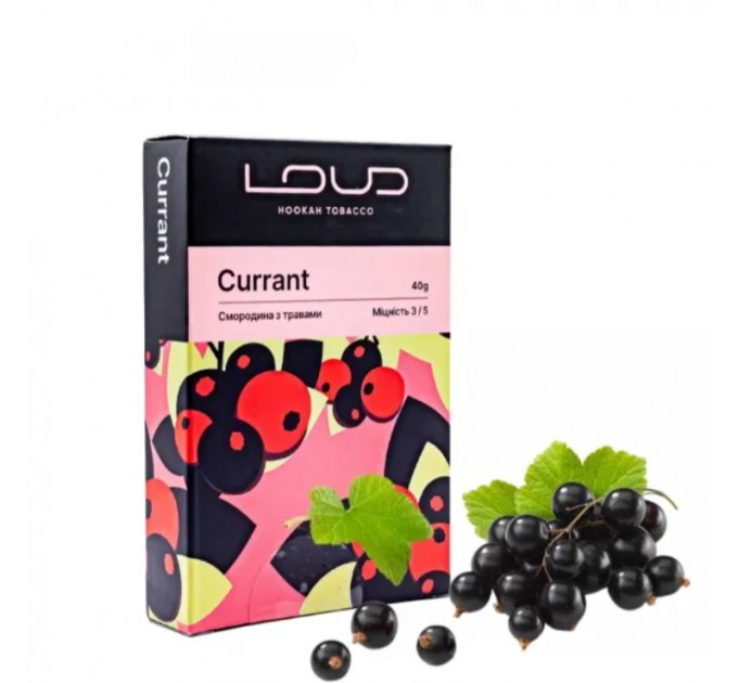 Табак Loud Currant (Смородина с травами) 40 грамм