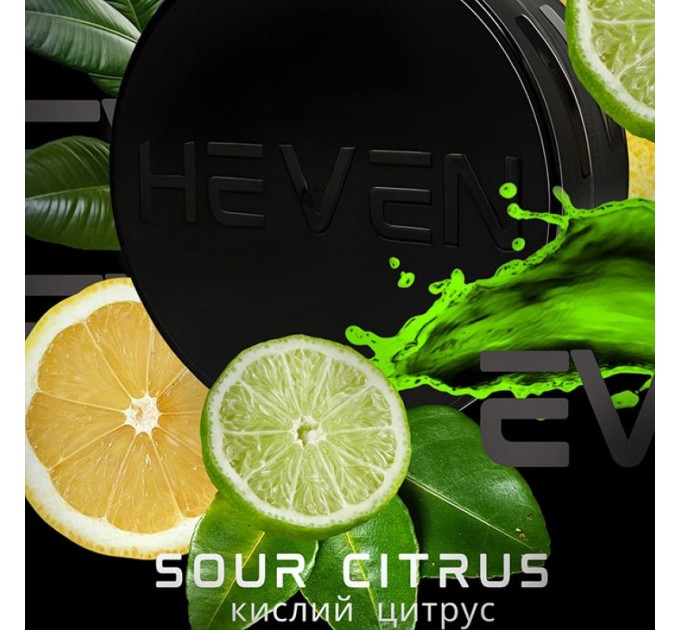 Табак Heven Sour Citrus (Лимон, Лайм) 100 грамм