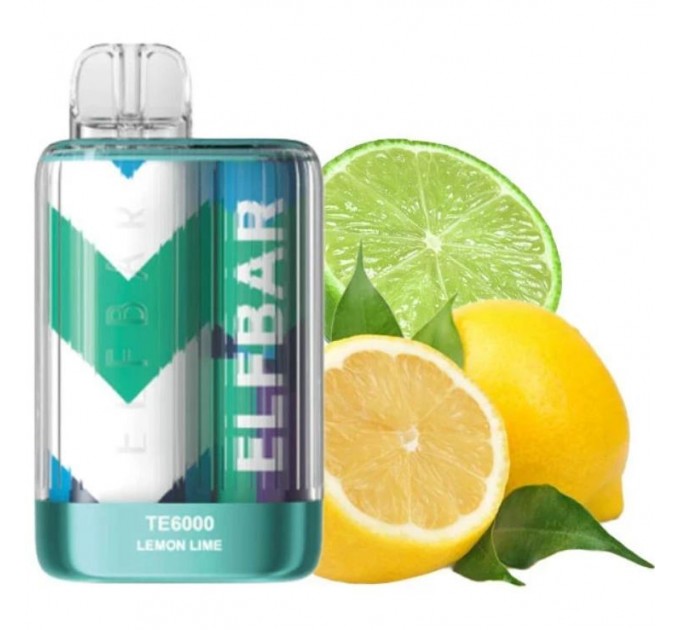 Одноразовая Pod-система Elf Bar TE6000 Lemon Lime