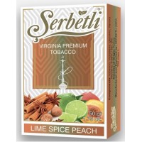 Тютюн Serbetli Lime-Spiced Peach (Пряний лайм із персиком) 50 грам