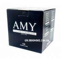 Кокосове вугілля AMY 20 кг (20x1), кубик 26мм