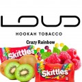 Тютюн Loud Crazy rainbow (Ківі Малина Скіттлс) 100 грам