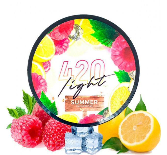 Табак 4:20 Light Айс Лимон Малина 100 грамм