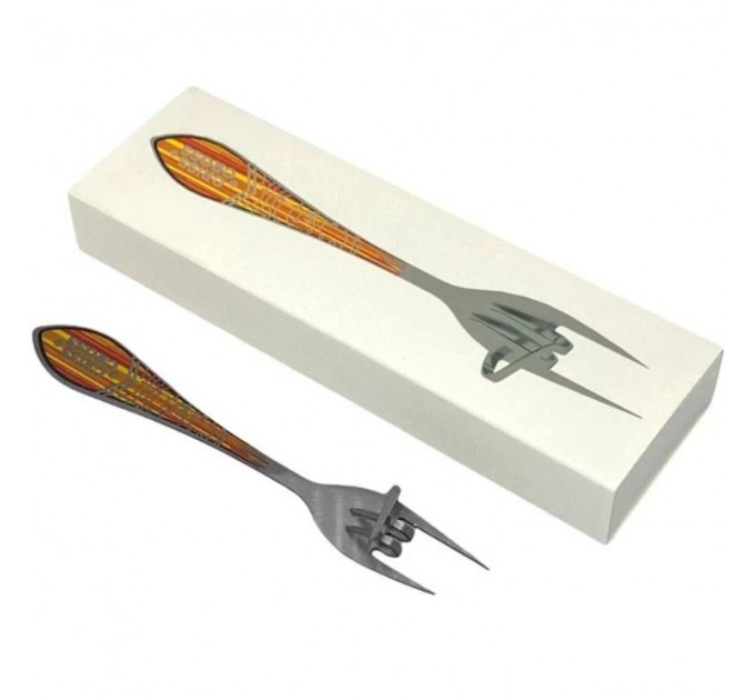 Вилка для табака Criss Cross Silver Orange