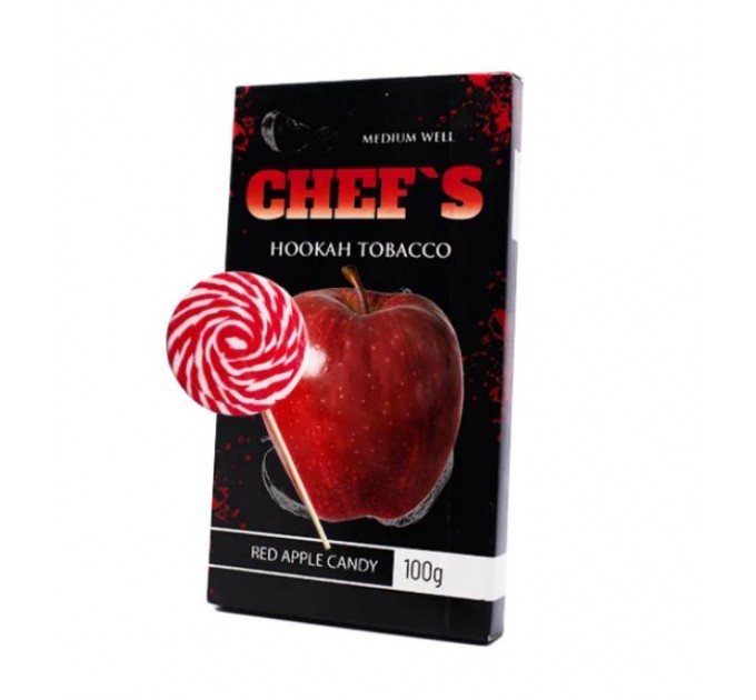 Табак Chefs Red Apple Candy (Яблочные Конфеты) 100 грамм