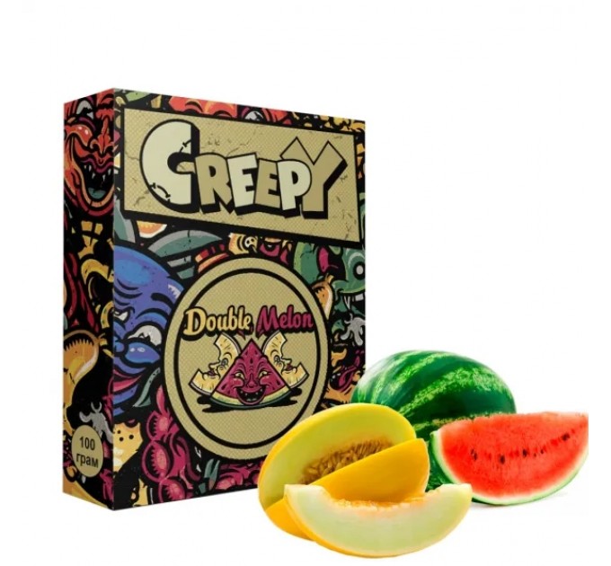 Табак Creepy Double melon (Арбуз Дыня) 100 грамм