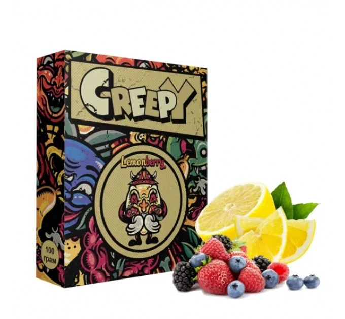 Табак Creepy Lemonberry (Лимон Ягода) 100 грамм