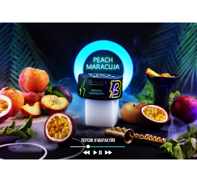 Табак Banger Peach Maracuja (Персик-маракуйя) 100 грамм
