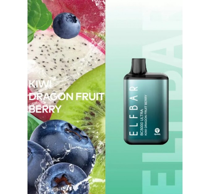Elf Bar Ultra 5000 Kiwi Dragon Fruit Berry