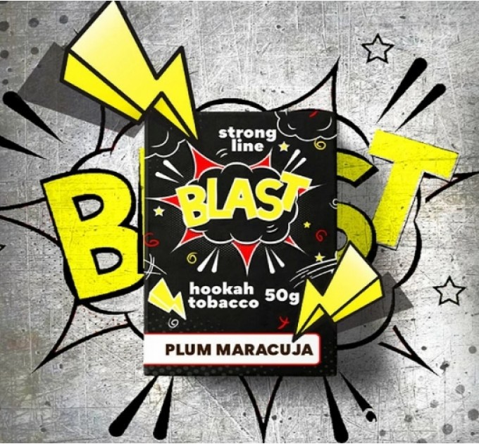 Табак Blast Strong Plum Maracuja (Слива Маракуйя) 50 грамм