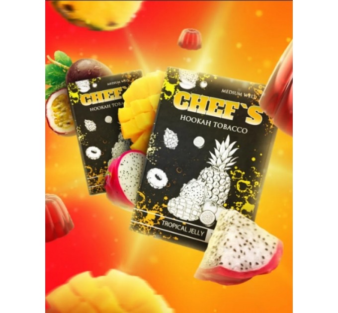 Табак Chefs Tropical Jelly (Тропическое Желе) 100 грамм