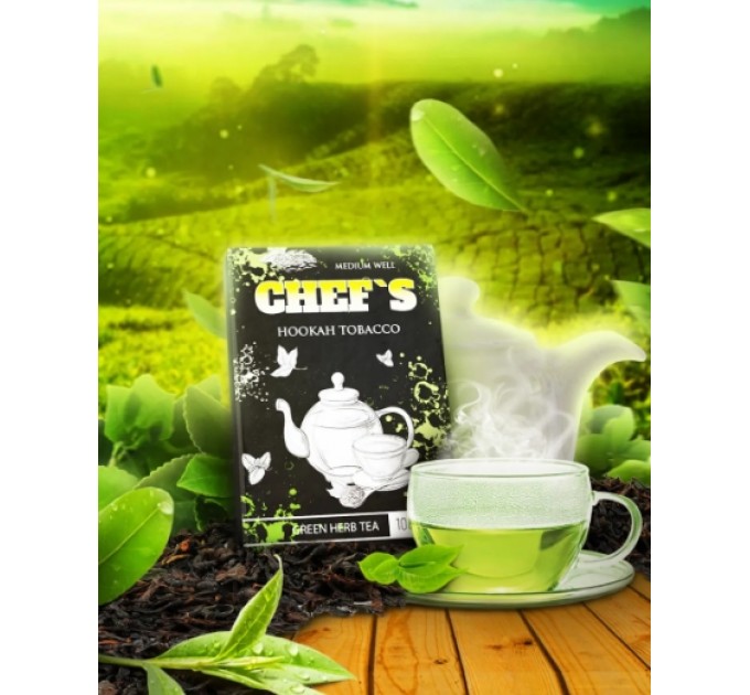 Табак Chefs Green Herb Tea (Зеленый Травяной Чай) 100 грамм