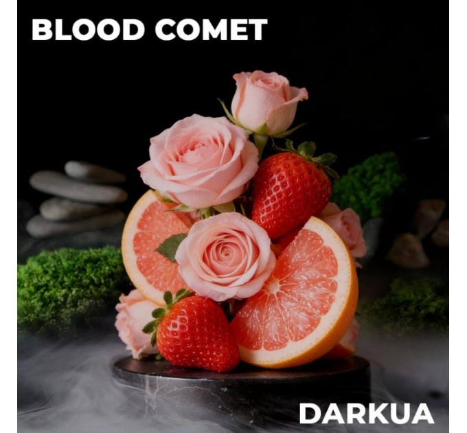Тютюн DARKUA Blood Comet (Роза Полуниця Грейпфрут) 100 грам