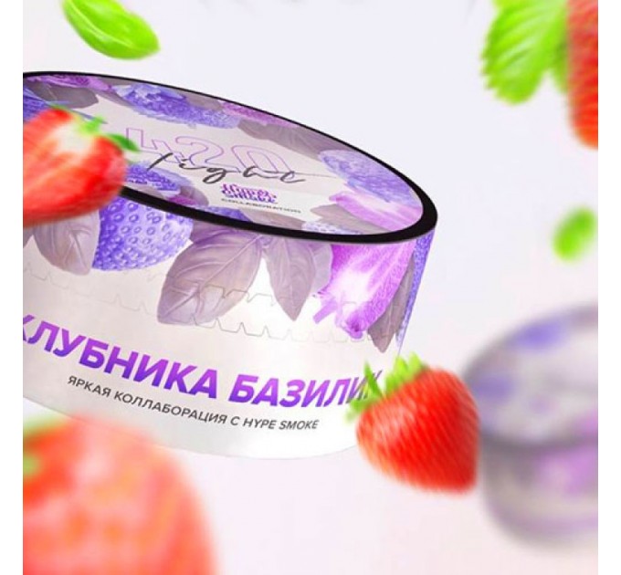 Тютюн 4:20 Light Полуниця Базилік 100 грам