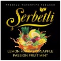Тютюн Serbetli Lemon Mango Pineapple Passion fruit Mint (Лимон Манго Ананас Маракуя М'ята) 100 грам