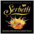 Тютюн Serbetli Banana Orange Kiwi Lemon Peach (Банан Апельсин Ківі Лимон Персик) 100 грам