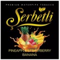 Тютюн Serbetli Pineapple Strawberry Banana (Ананас Полуниця Банан) 100 грам