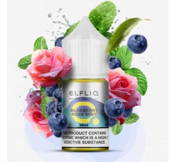 Жидкость Elf Liq Blueberry Rose Mint (Черника Роза Мята) 30 ml 5%
