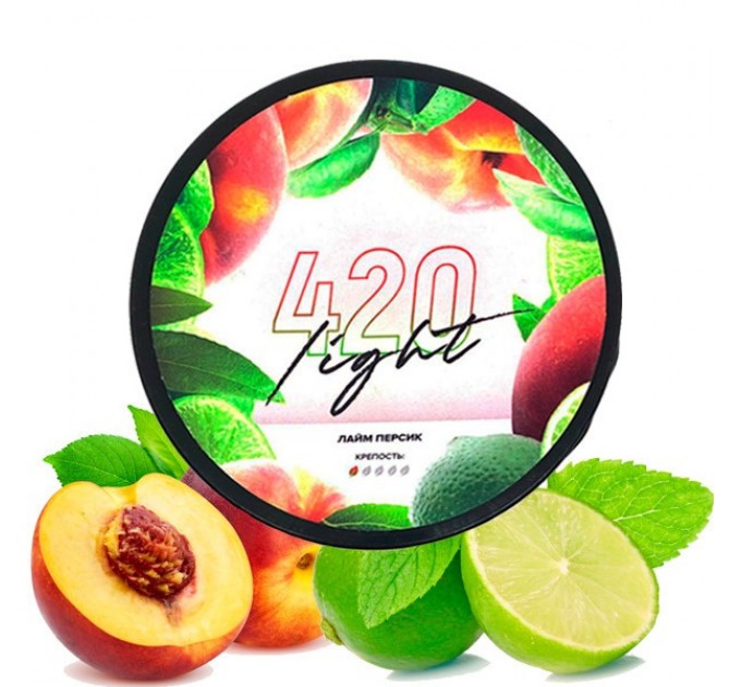 Тютюн 4:20 Light Лайм Персик 250 грам