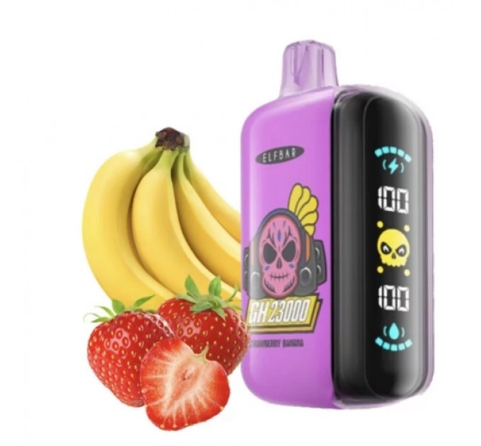 Одноразовая Pod система Elf Bar Elf Bar GH23000 Strawberry Banana