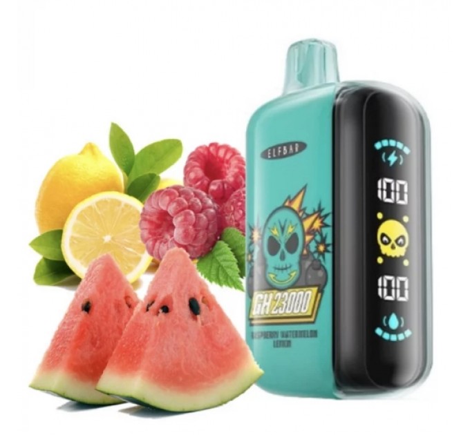 Одноразовая Pod система Elf Bar Elf Bar GH23000 Raspberry Watermelon Lemon