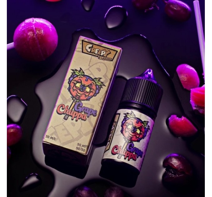 Жидкость Creepy Grape Chuppa (Виноградный Чупа Чупс) 15ml 50mg
