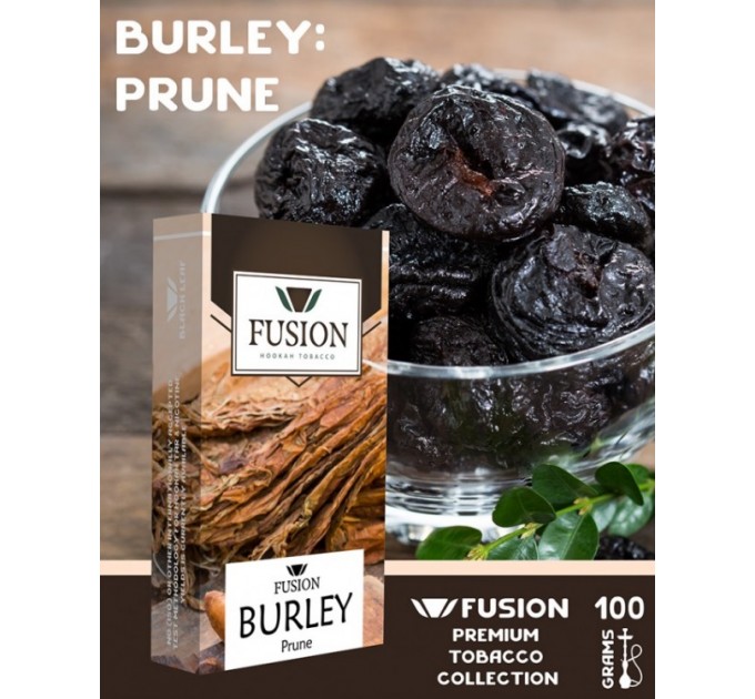 Тютюн Fusion Premium Burley Чорнослив (Prune) 100 грам