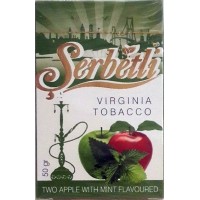 Тютюн Serbetli Two Apple Mint (Подвійне яблуко з м'ятою) 50 грам