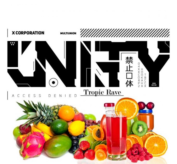 Табак Unity Urban Collection Tropic rave (Тропический сок) 250 грамм