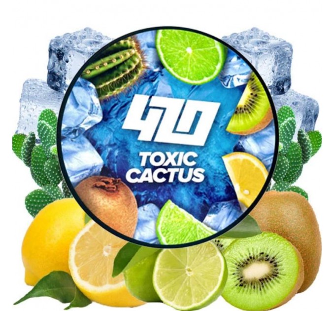 Табак 4:20 Frost Line Toxic Cactus (Кактус, Киви, Лайм, Лед, Лимон) 250 грамм