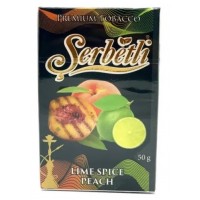 Тютюн Serbetli Lime Spiced Peach (Лайм та Персик зі спеціями) В.Р. 50 грам
