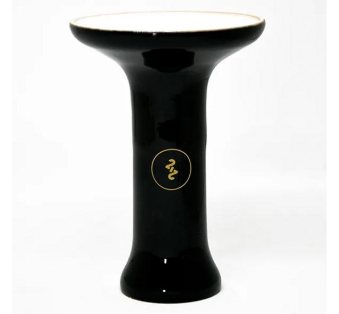 Чаша 2×2 Medium Glaze Black White