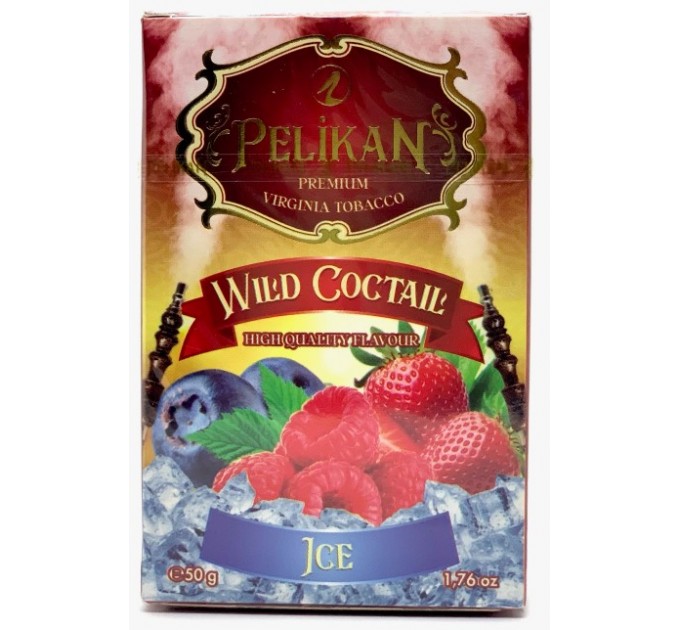 Тютюн Pelikan Wild Coctail Ice (Дикий Коктейль з льодом) 50 грам
