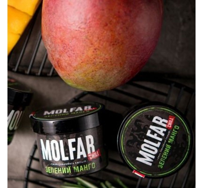 Тютюн Molfar Chill Line Зелений Манго 100 грам