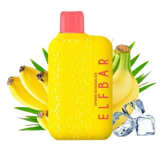 Одноразовая Pod-система Elf Bar EP8000 Banana Ice