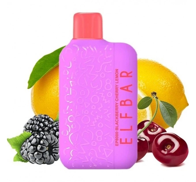 Одноразовая Pod-система Elf Bar EP8000 Blackberry Cherry Lemon