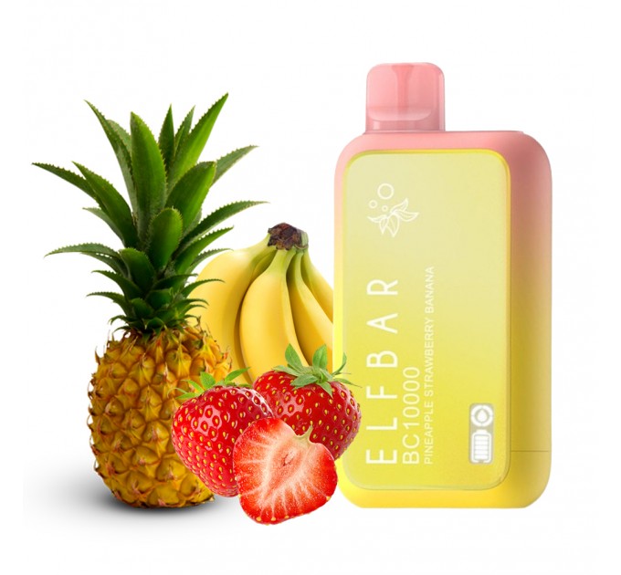 Одноразовая Pod система Elf Bar BC10000 Pineapple Strawberry Banana (Ананас Клубника Банан)