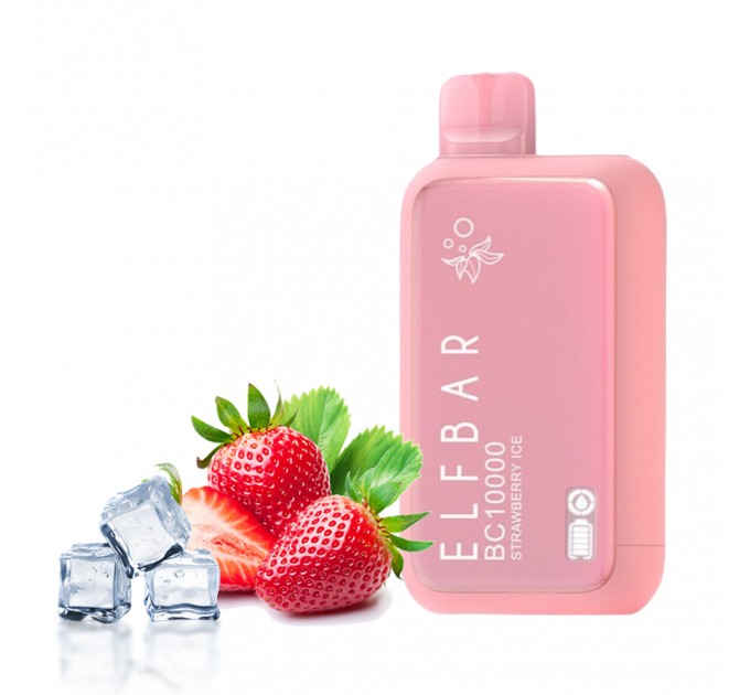 Одноразовая Pod система Elf Bar BC10000 Strawberry Ice (Клубника Лед)