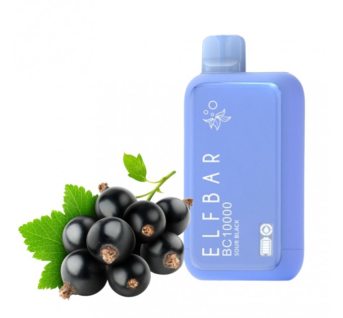 Одноразовая Pod система Elf Bar BC10000 Sour Black (Смородина)