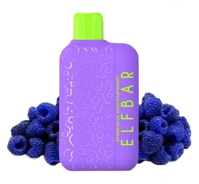 Одноразовая Pod-система Elf Bar EP8000 Blue Sour Raspberry