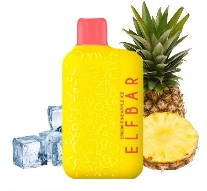 Одноразовая Pod-система Elf Bar EP8000 Pineapple ice