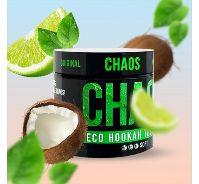 Тютюн Chaos Lime Coco Mint (Лайм Кокос М'ята) 100 грам