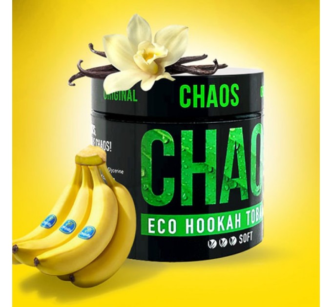 Тютюн Chaos Banana Vanilla (Банан Ваніль) 100 грам