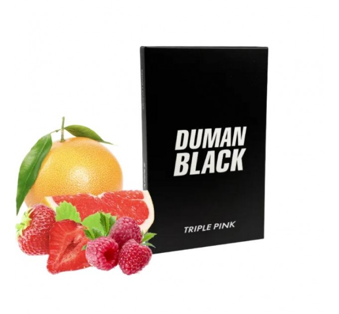 Тютюн Duman Black Triple Pink (Грейпфрут, Полуниця, Малина) 50 грам