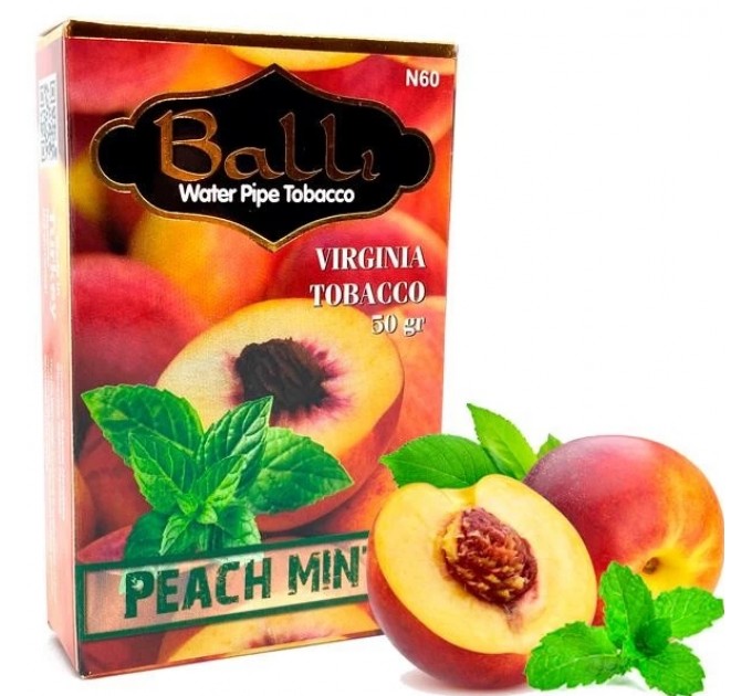 Тютюн Balli Peach Mint (Персик м'ята) 50 грам